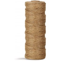 Natural Jute Twine Durable Industrial Packing Materials Heavy Duty Natural Brown Twine Jute Rope/String 3280ft/1000m for Arts, Crafts & Gardening Applications